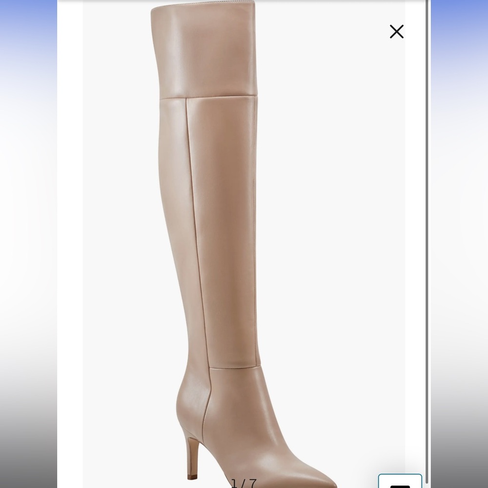 Brand New With Box Genessa 2 Pointed Toe Over the Knee Boot - Size 9